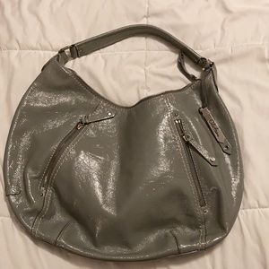 Cole Haan Grey/Silver Hobo Bag
